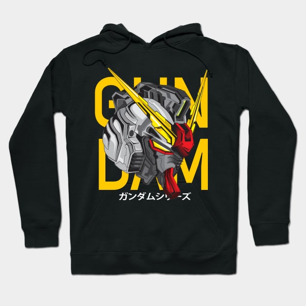 Gundam Anime Design Hoodie by Sanal Geek